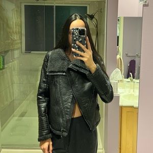 Vintage Faux Leather Jacket